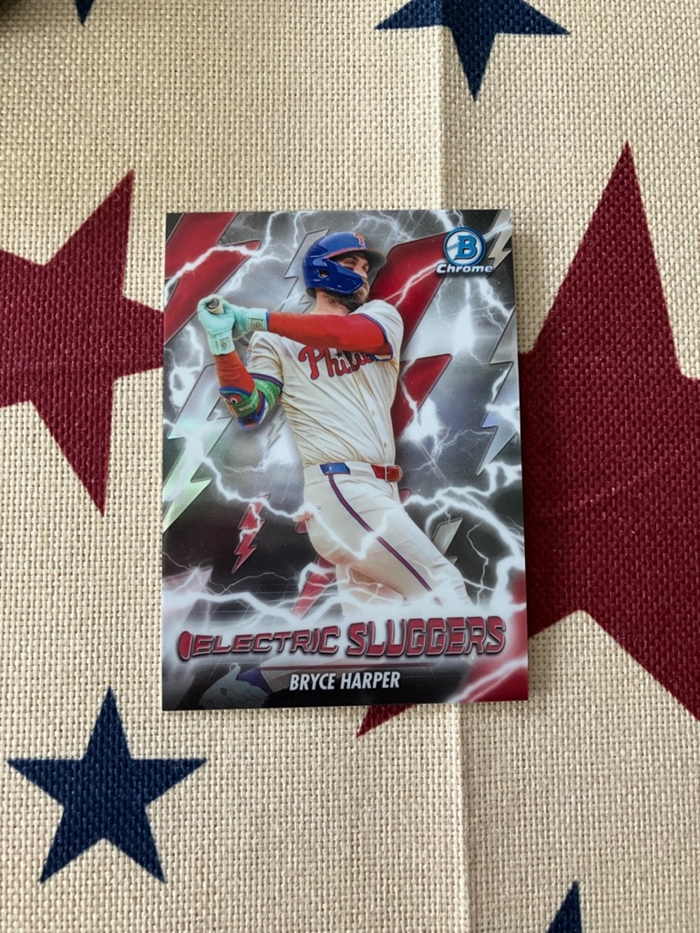 BRYCE HARPER Topps/Bowman Chrome Electric Sluggers MLB CARD